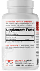 Serving size illustration for Bucked Up Acetyl L-Carnitine 1000mg