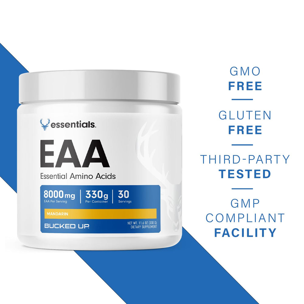 GMP/FDA certifications for Bucked Up EAA manufacturing