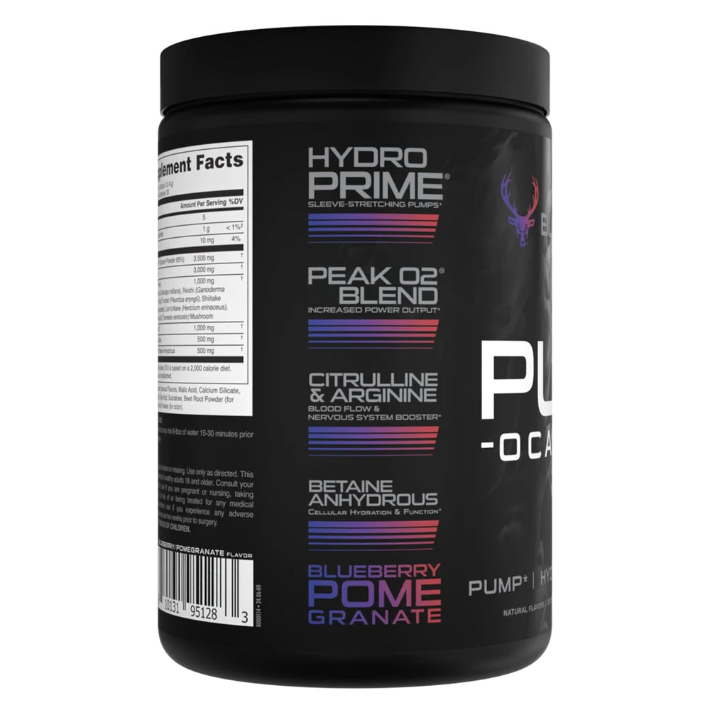 Bucked Up Pump-ocalypse bottle cap and reseal for on-the-go workouts.