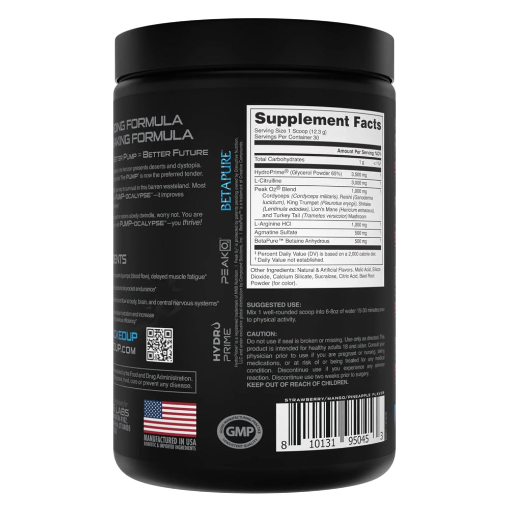 Bucked Up Pump-ocalypse Miami vascular pump scene during a workout.