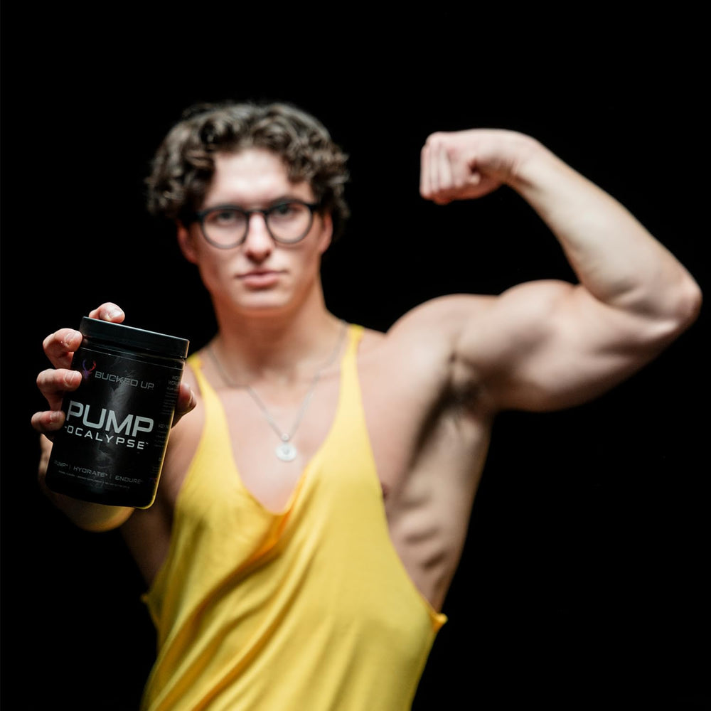 Bucked Up Pump-ocalypse Tropical hydration glass showing improved cellular hydration