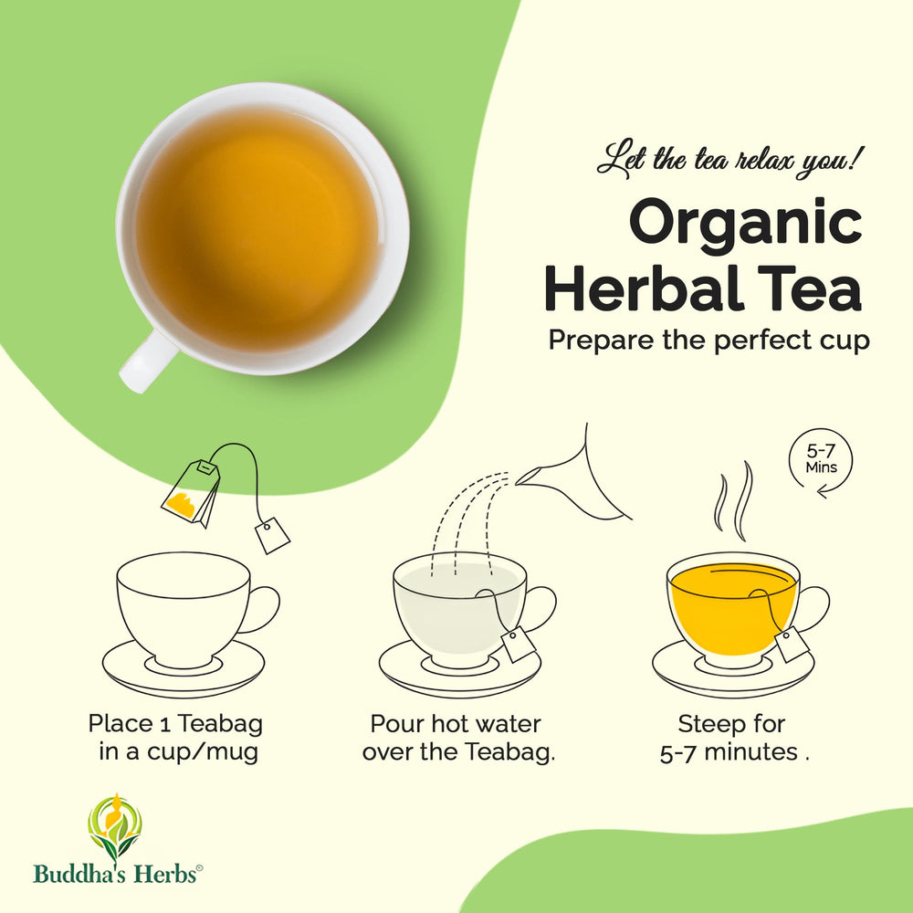 Aromatic brewed tea in a cup