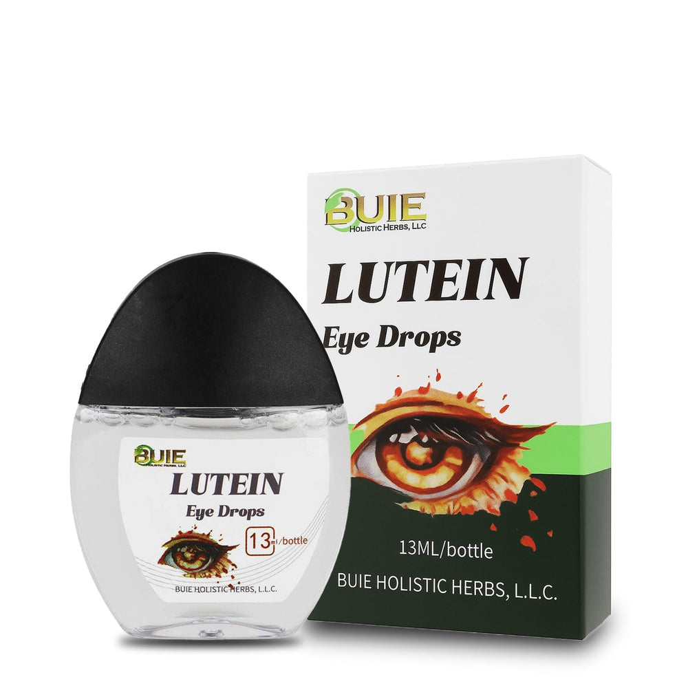 BUIE Lutein Eye Drops bottle, front view