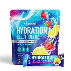 Built by Nature Electrolytes Strawberry Lemonade stick pack ready for on-the-go hydration