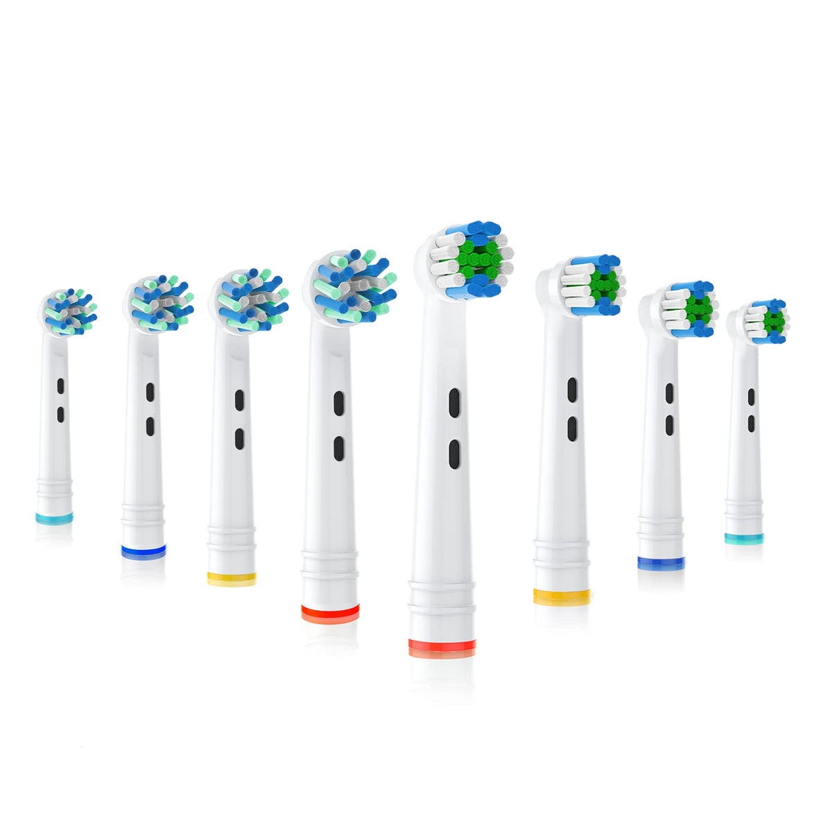 BUKURII Cross Action brush heads (4 pcs)