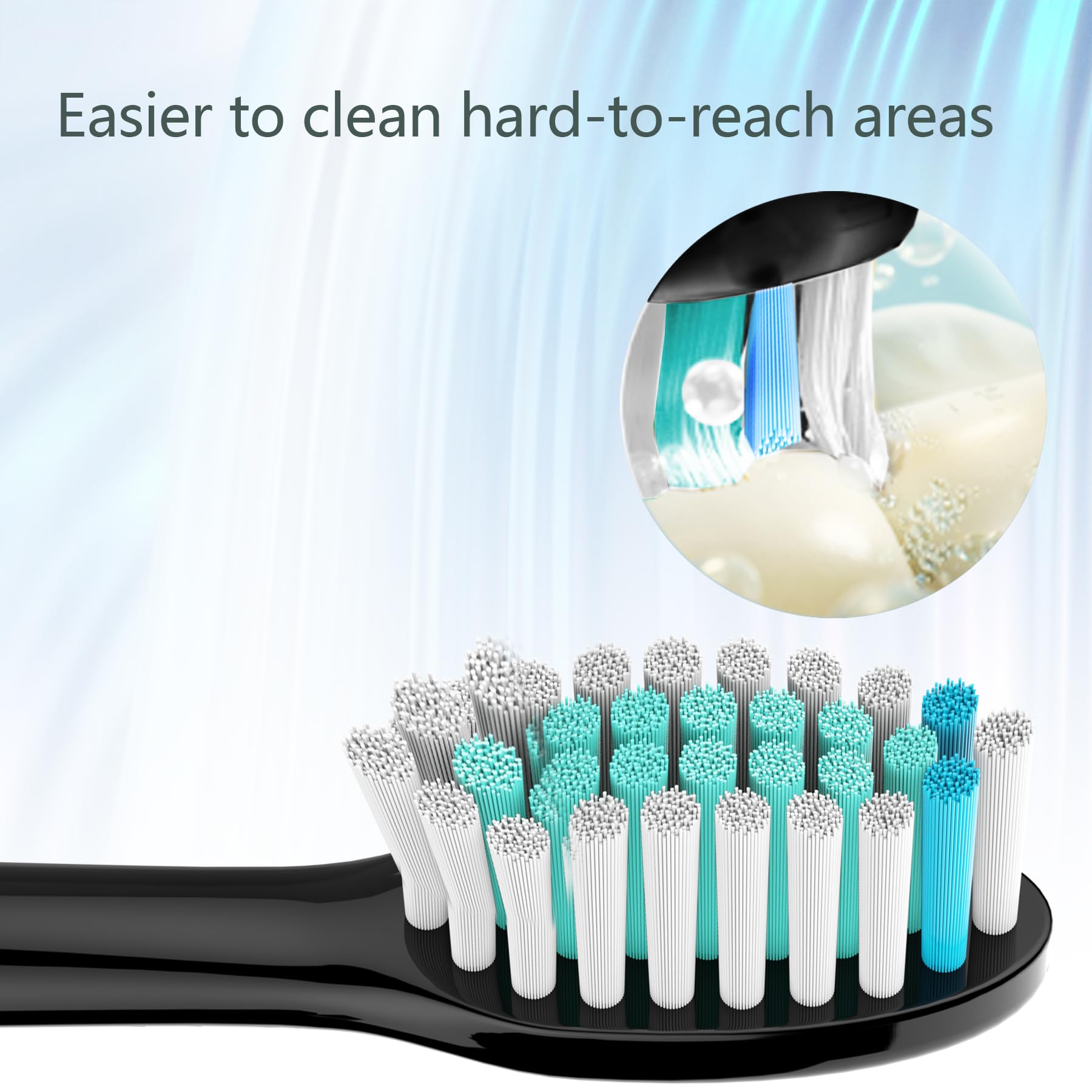 Compatible with Sonicare snap-on handles for Philips models