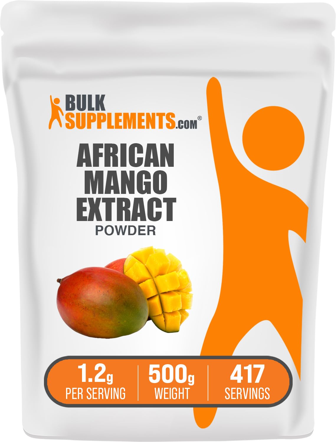 BulkSupplements African Mango Extract Powder 500g label