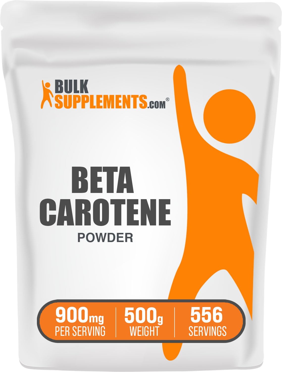 BulkSupplements Beta Carotene powder, 900 mg per serving, 500 g pack