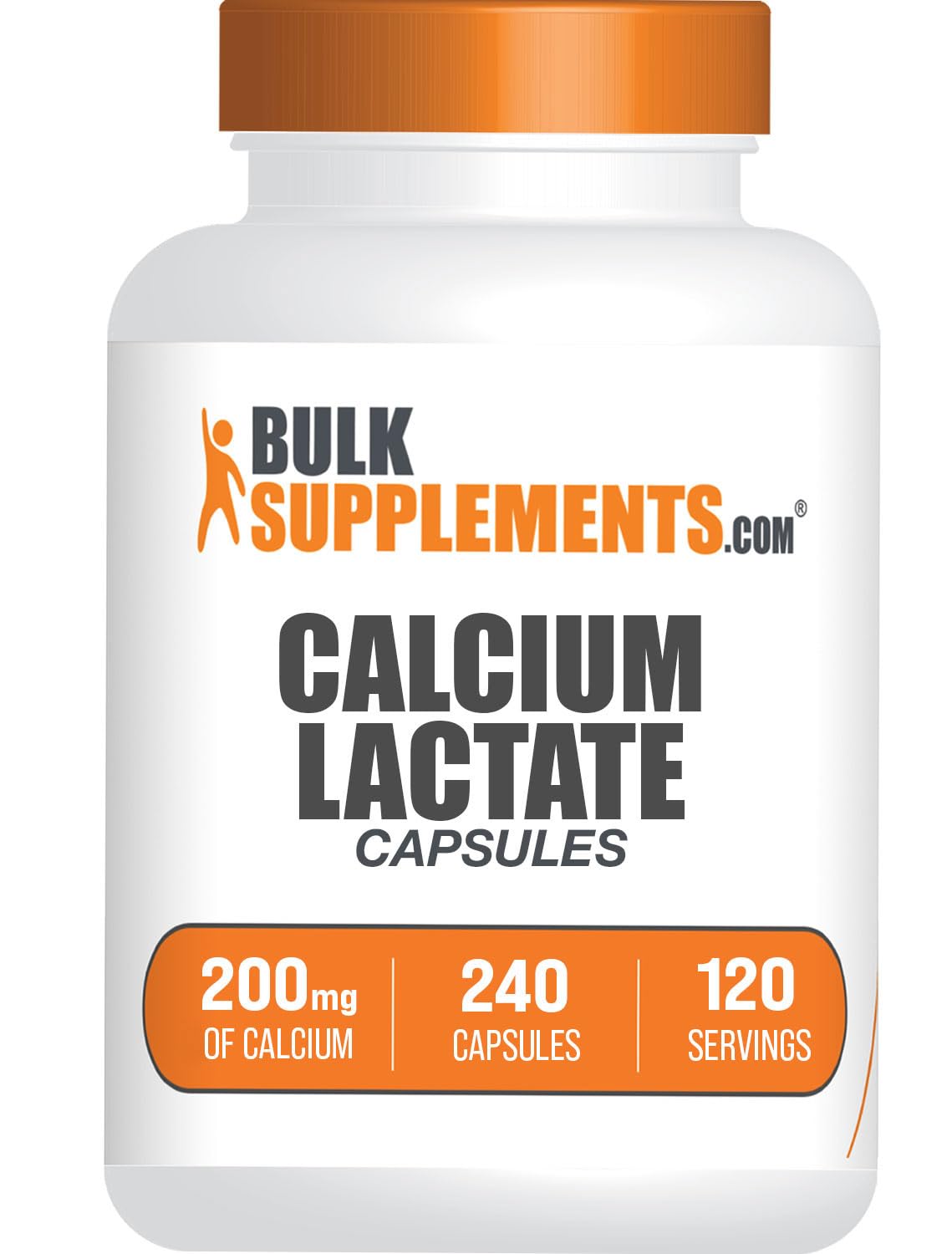 Calcium Lactate Capsules bottle 240-count