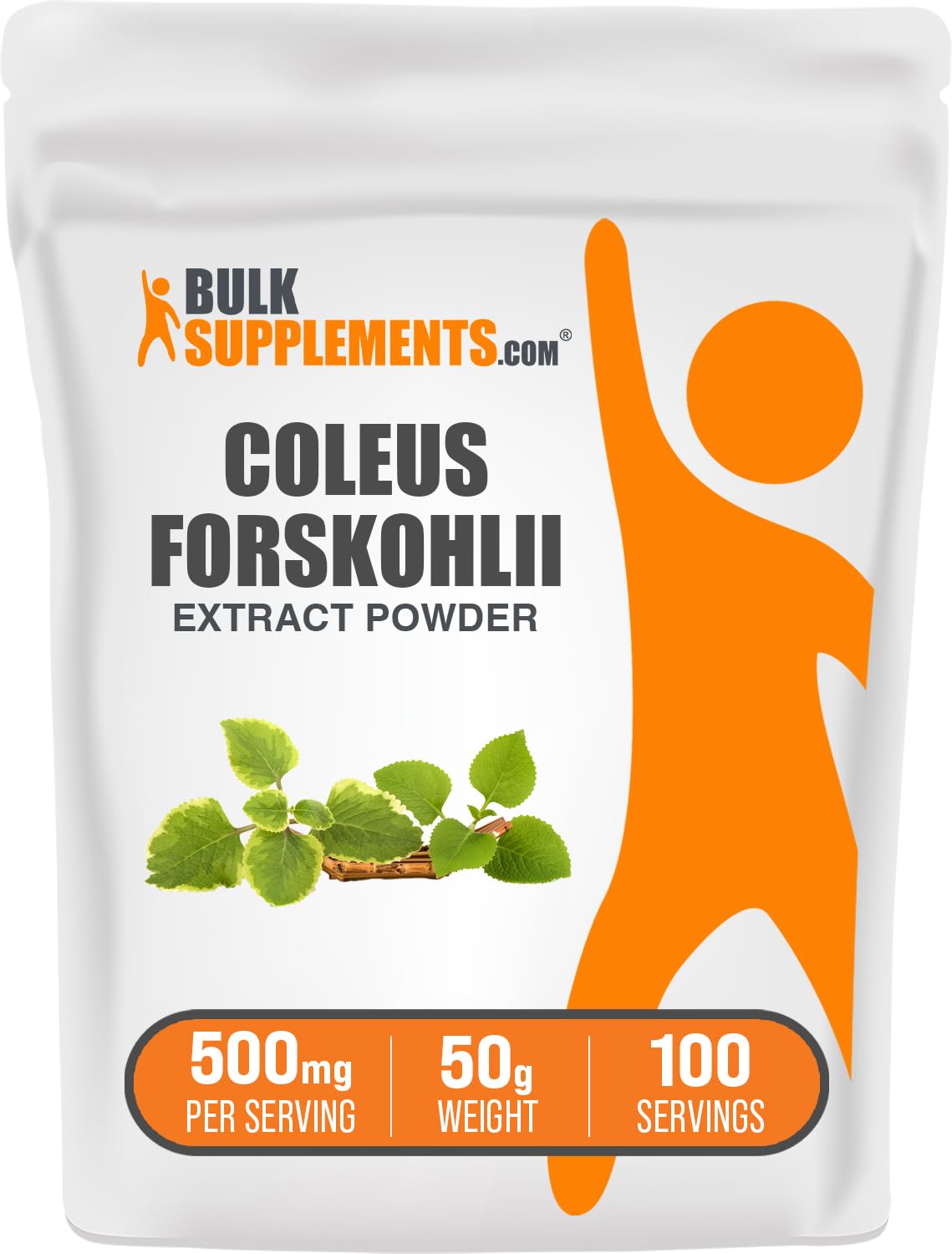 BulkSupplements Coleus Forskohlii extract powder 50g pack