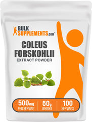 BulkSupplements Coleus Forskohlii extract powder 50g pack
