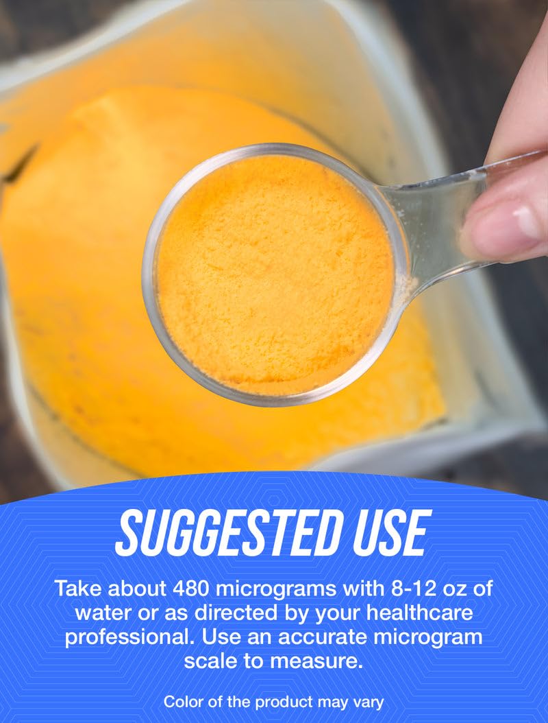 Serving size measurement for Folic Acid Powder (480mcg)