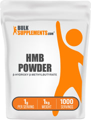 HMB powder 1kg pack label