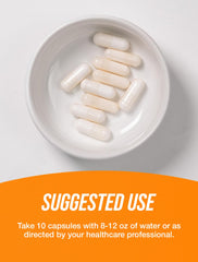 Gluten-free L-Leucine capsules packaging