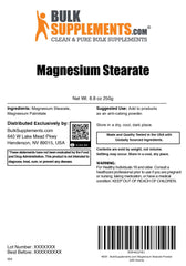 Magnesium Stearate powder in a scoop