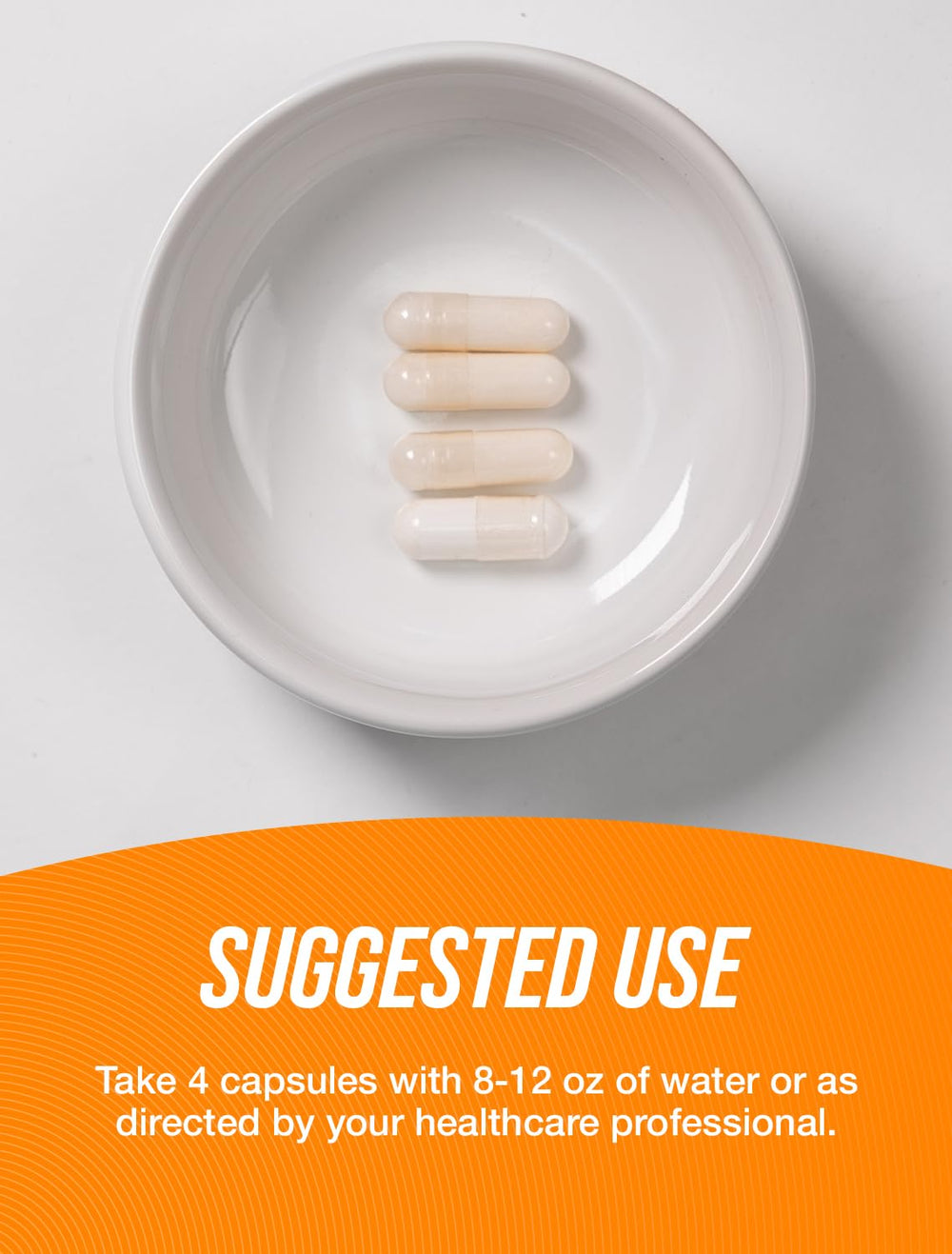 Close-up of MSM capsules inside bottle