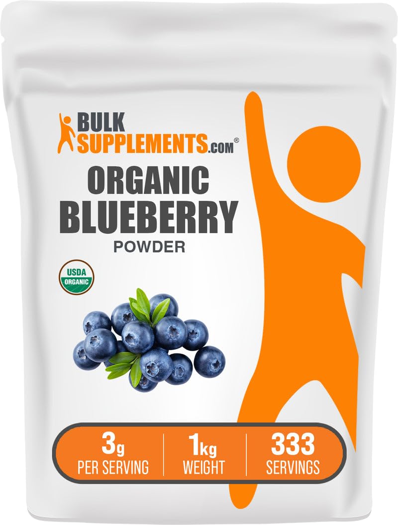 BulkSupplements Organic Blueberry Powder 1kg – hero image