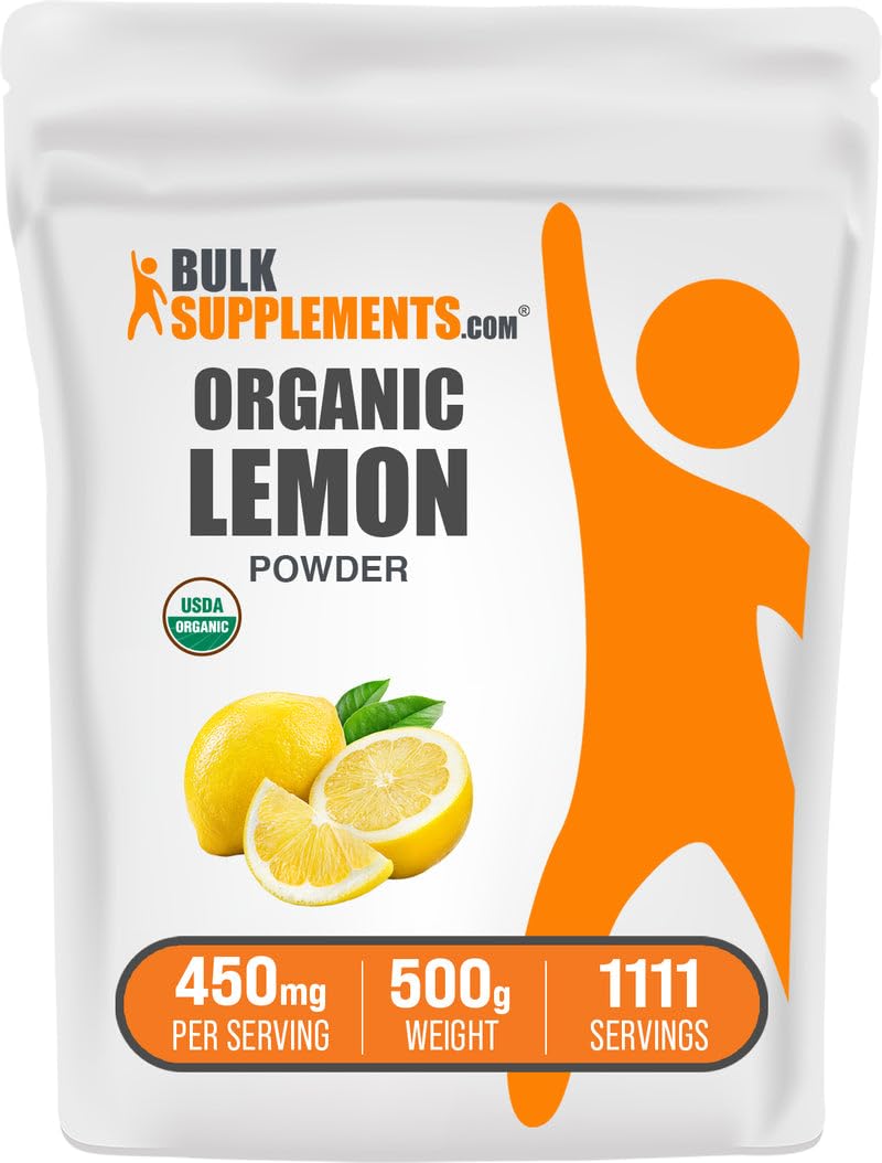 Organic Lemon Powder 500g front view