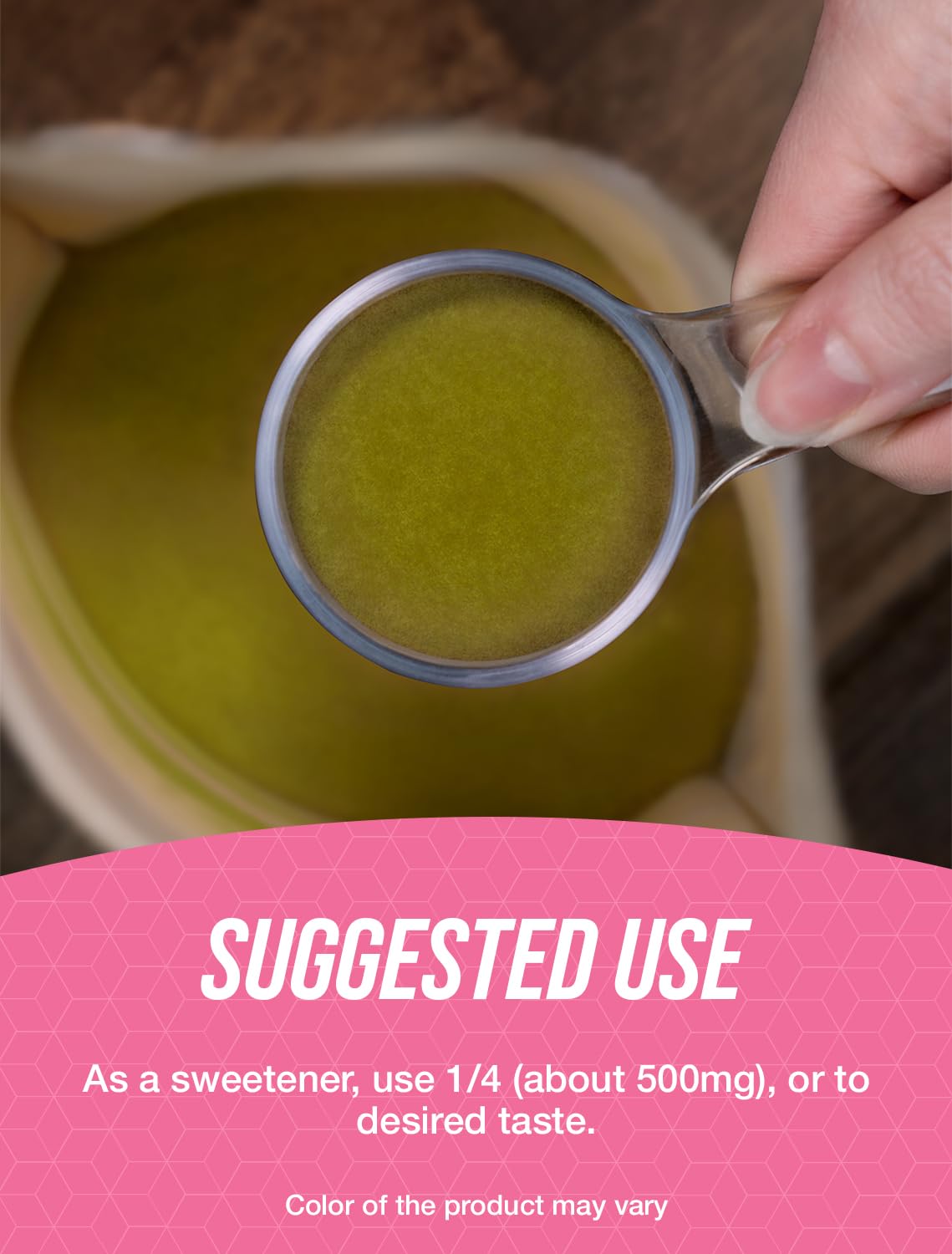 Nutrition facts and ingredients for Organic Stevia Powder