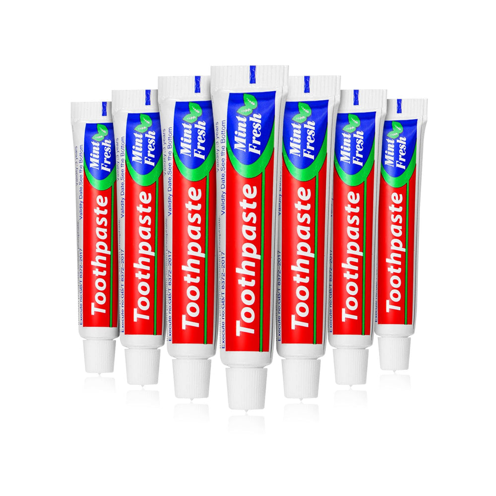 Bulk travel-size toothpaste 30-tube peppermint pack, 0.35 oz