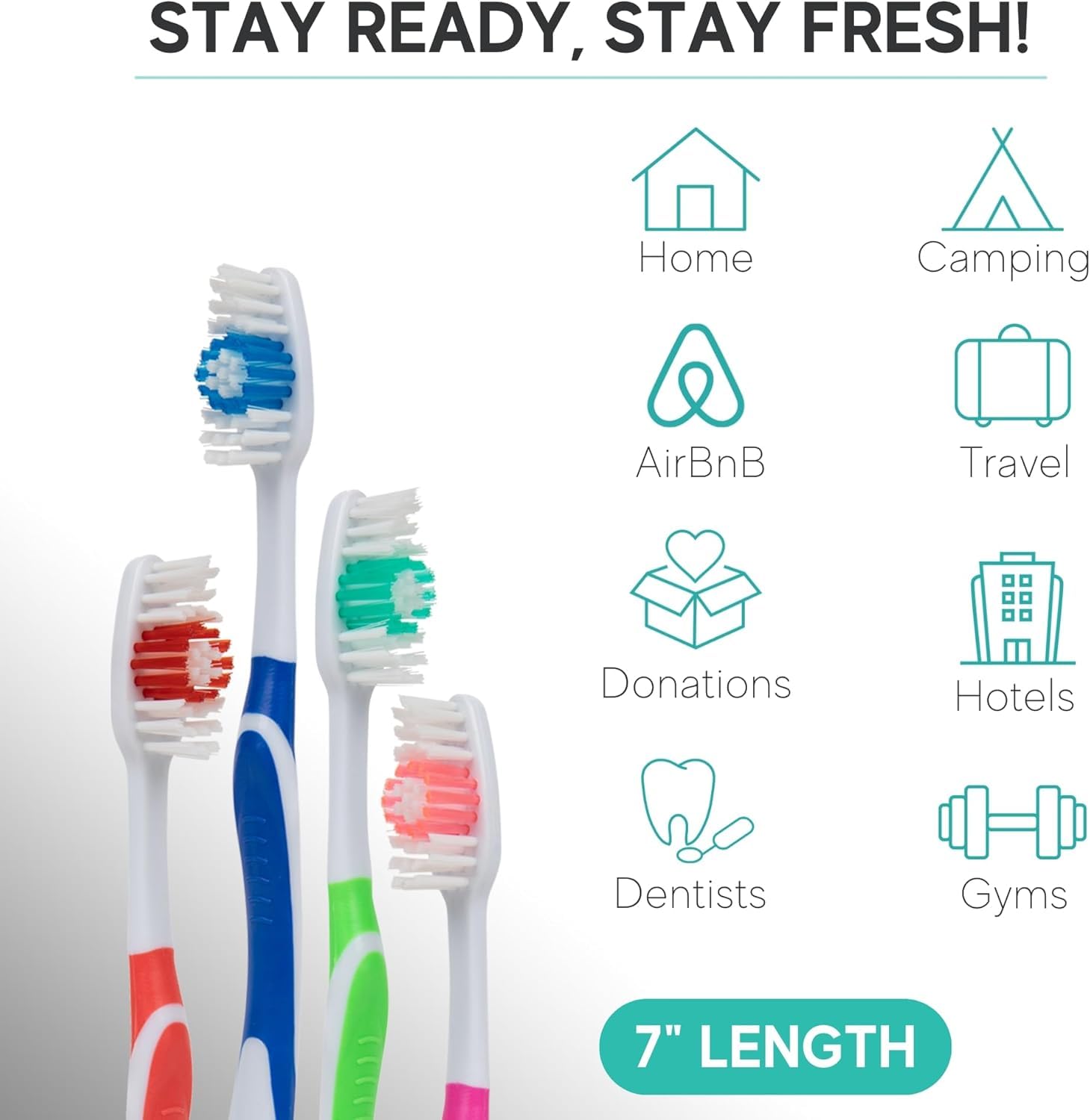 Bulk Toothbrushes Pack green color