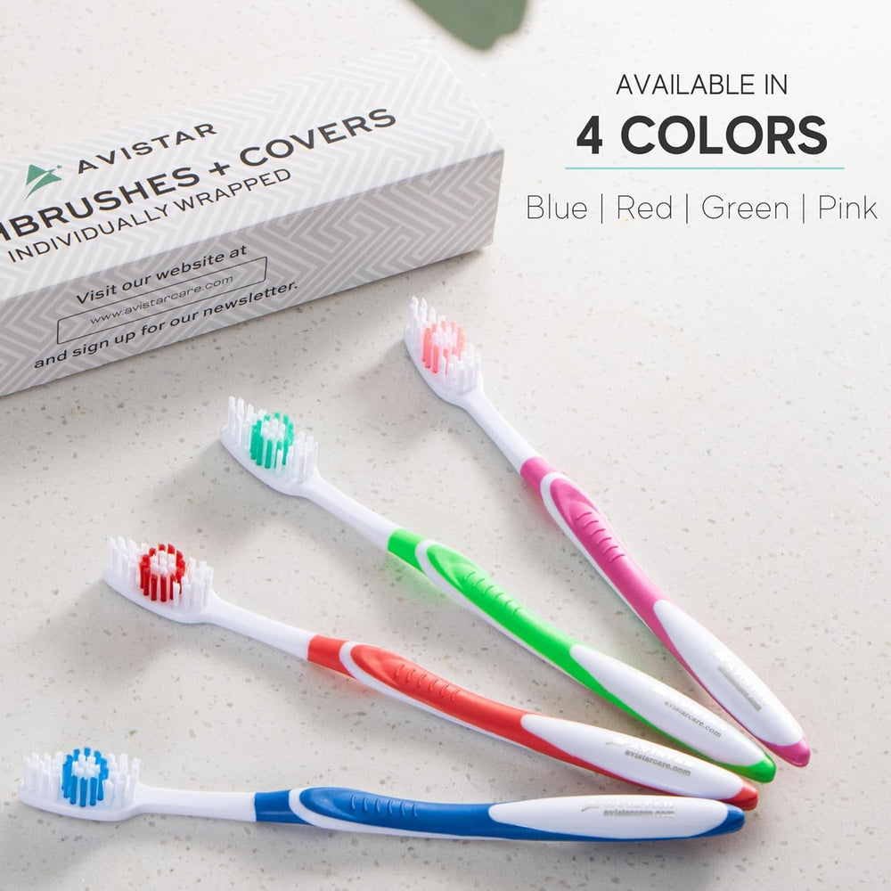 Bulk Toothbrushes Pack red color