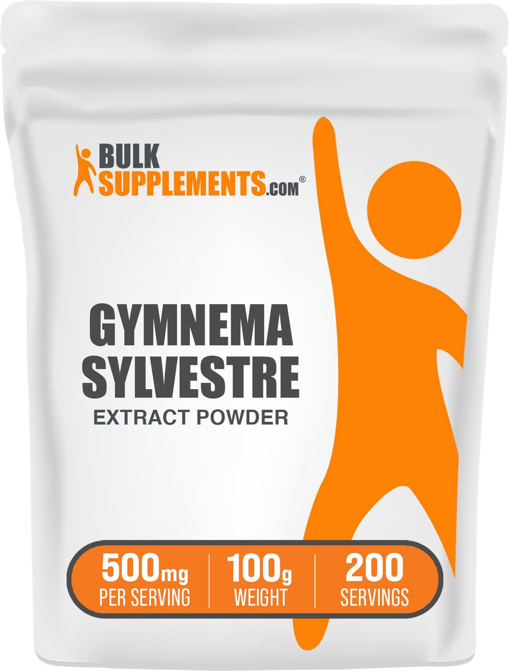 BulkSupplements Gymnema Extract Powder bottle, convenient daily supplement support for balance.