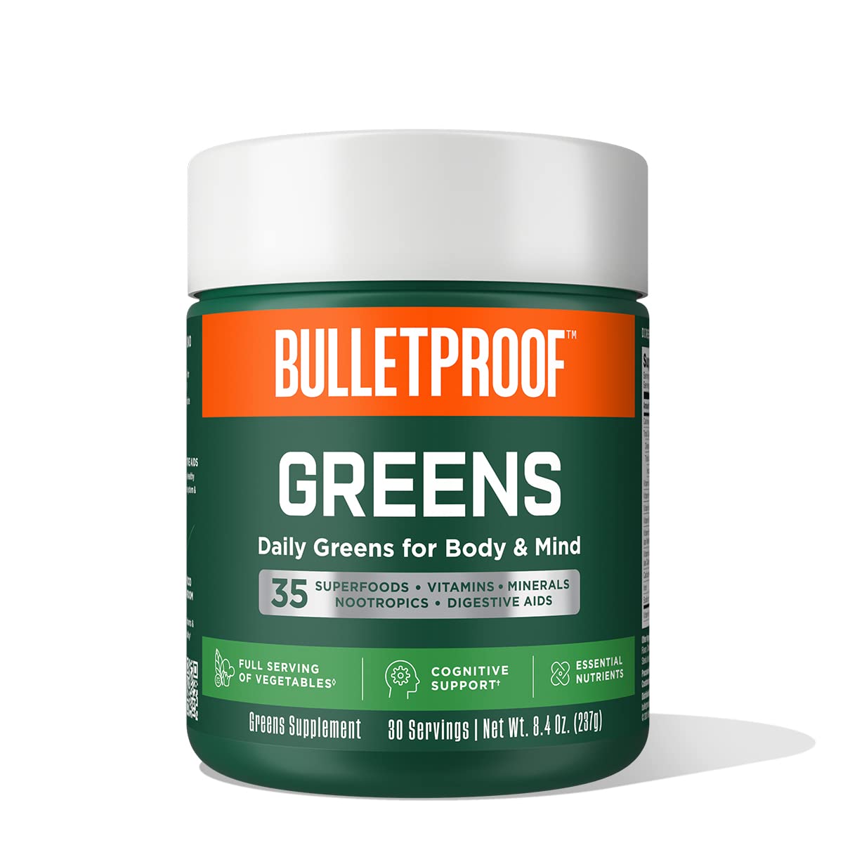Bulletproof Greens 8.4 oz jar