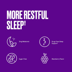 Close-up of blackberry sleep gummy texture