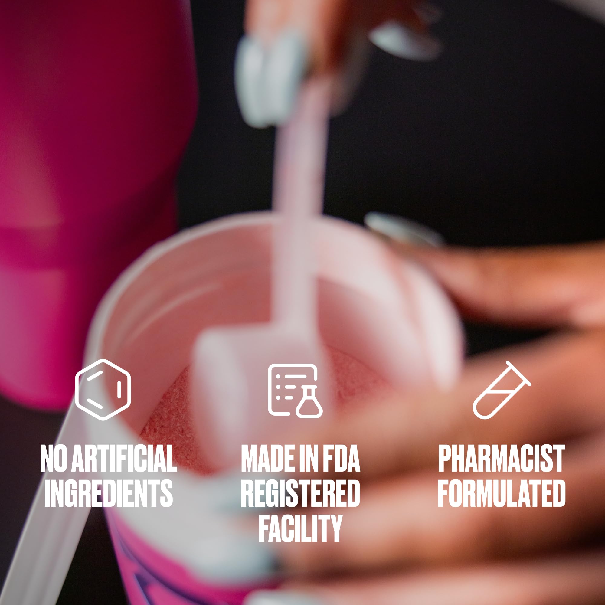 Bullfit Pre-Workout being mixed with water shows hydration-supporting performance.