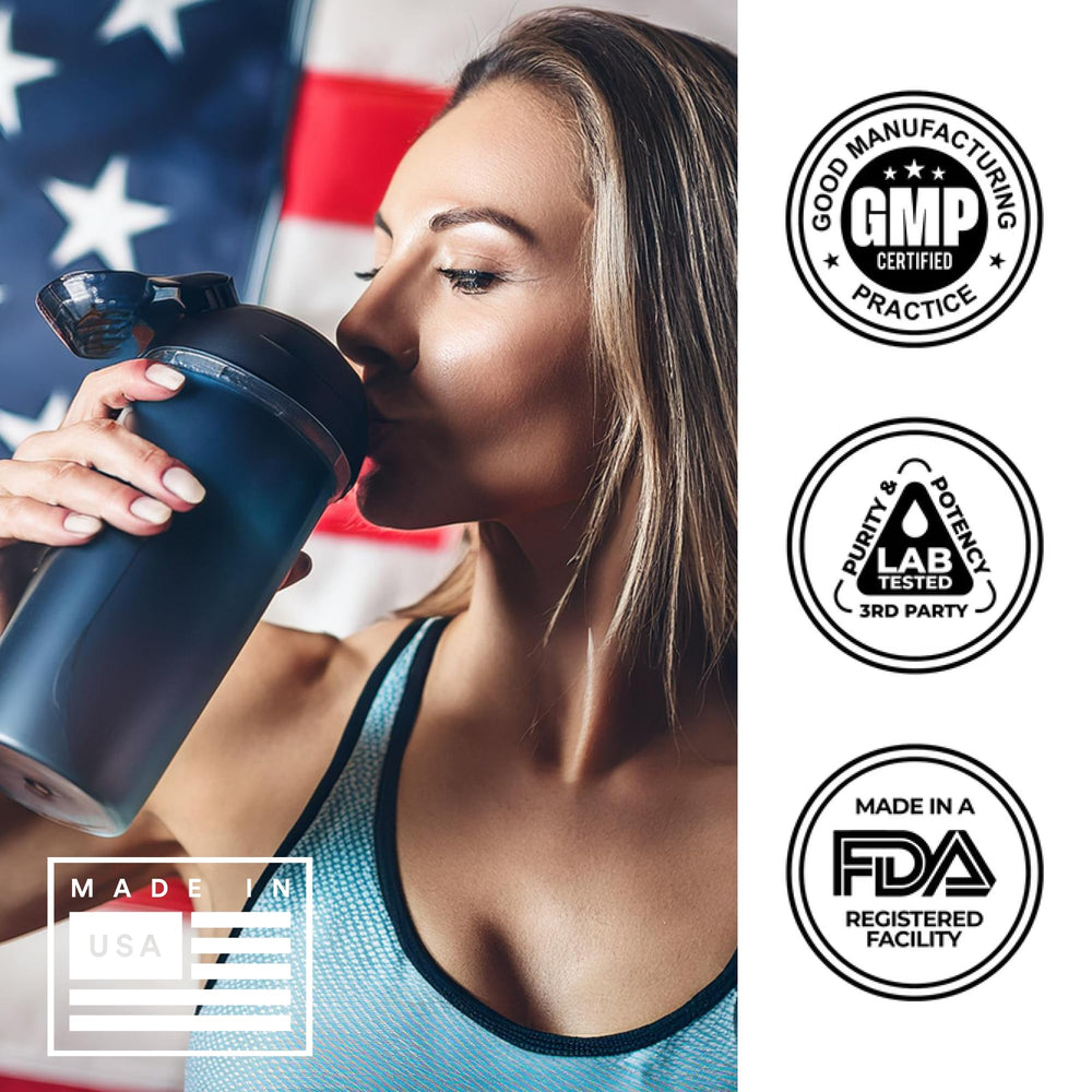 BULLFIT Pre Workout Pina Coolada flavor varieties display shows four flavor options.