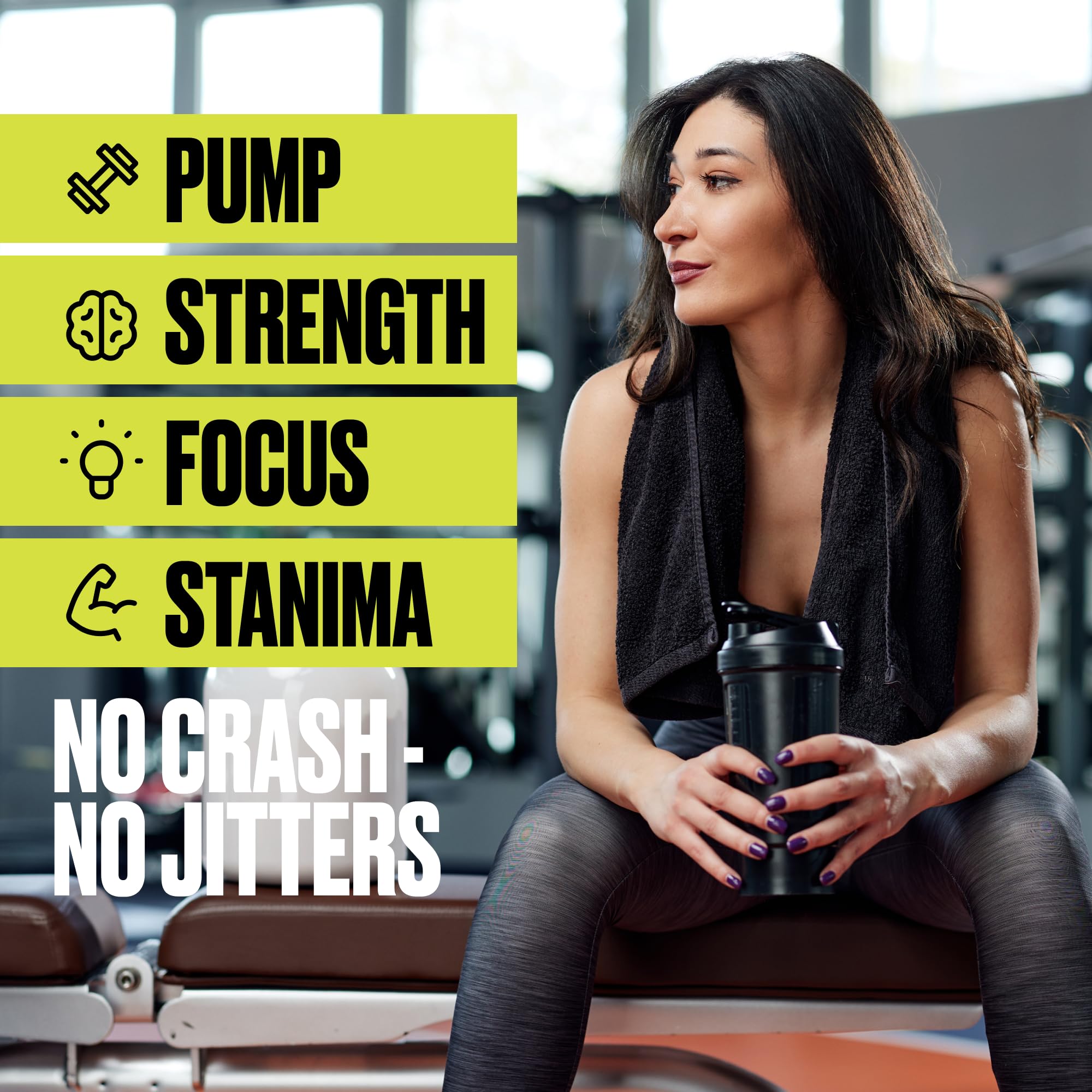 BULLFIT Pre-Workout Powder scoop ready for precise dosing during training