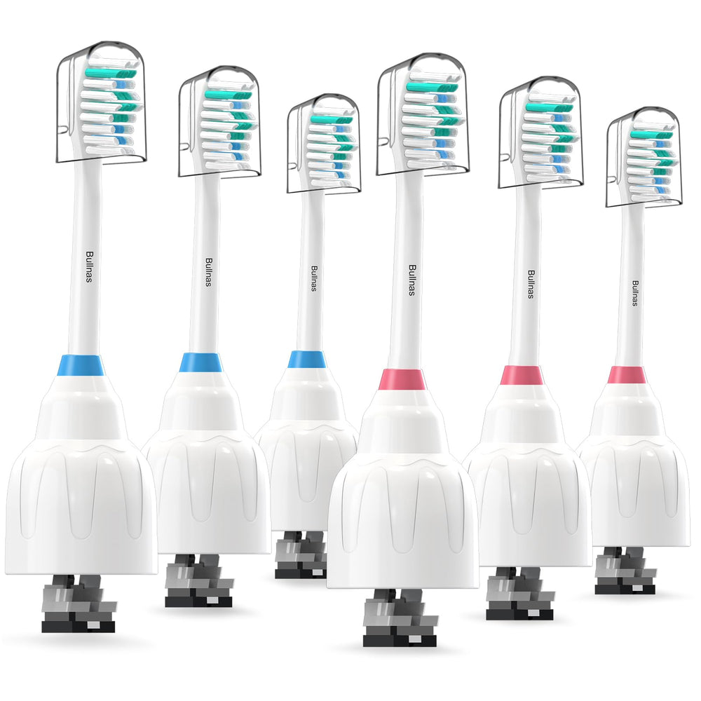 Bullnas Philips Sonicare E-Series replacement heads 6-pack BN728 - front view