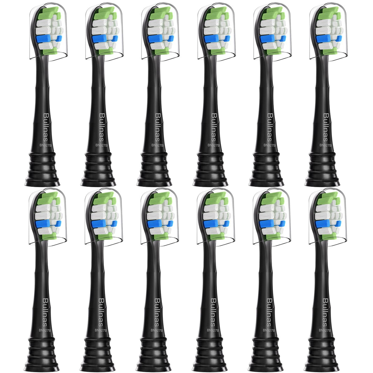 Bullnas replacement brush heads compatible with Philips Sonicare ProtectiveClean 4100-6100 series