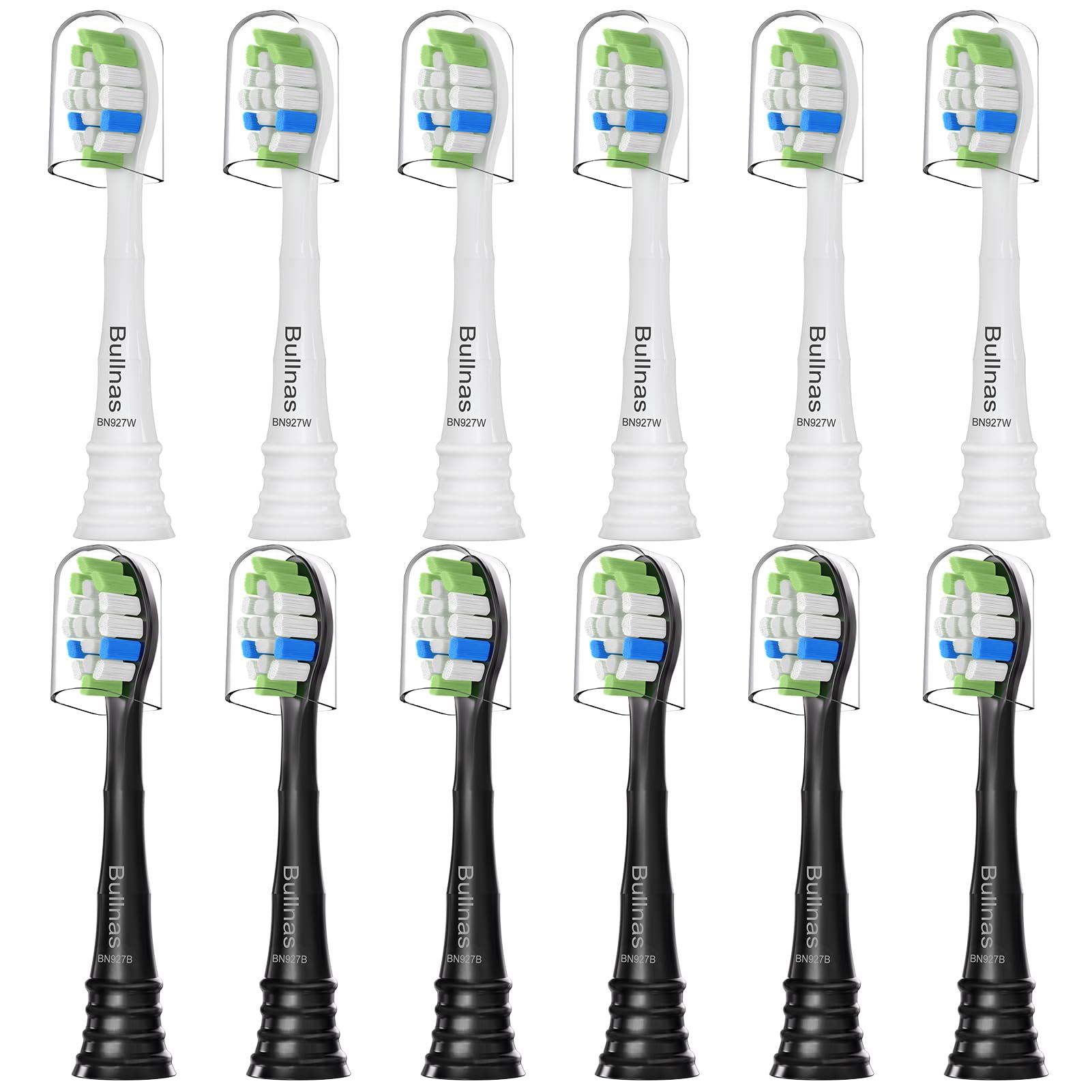 Bullnas replacement toothbrush head box front