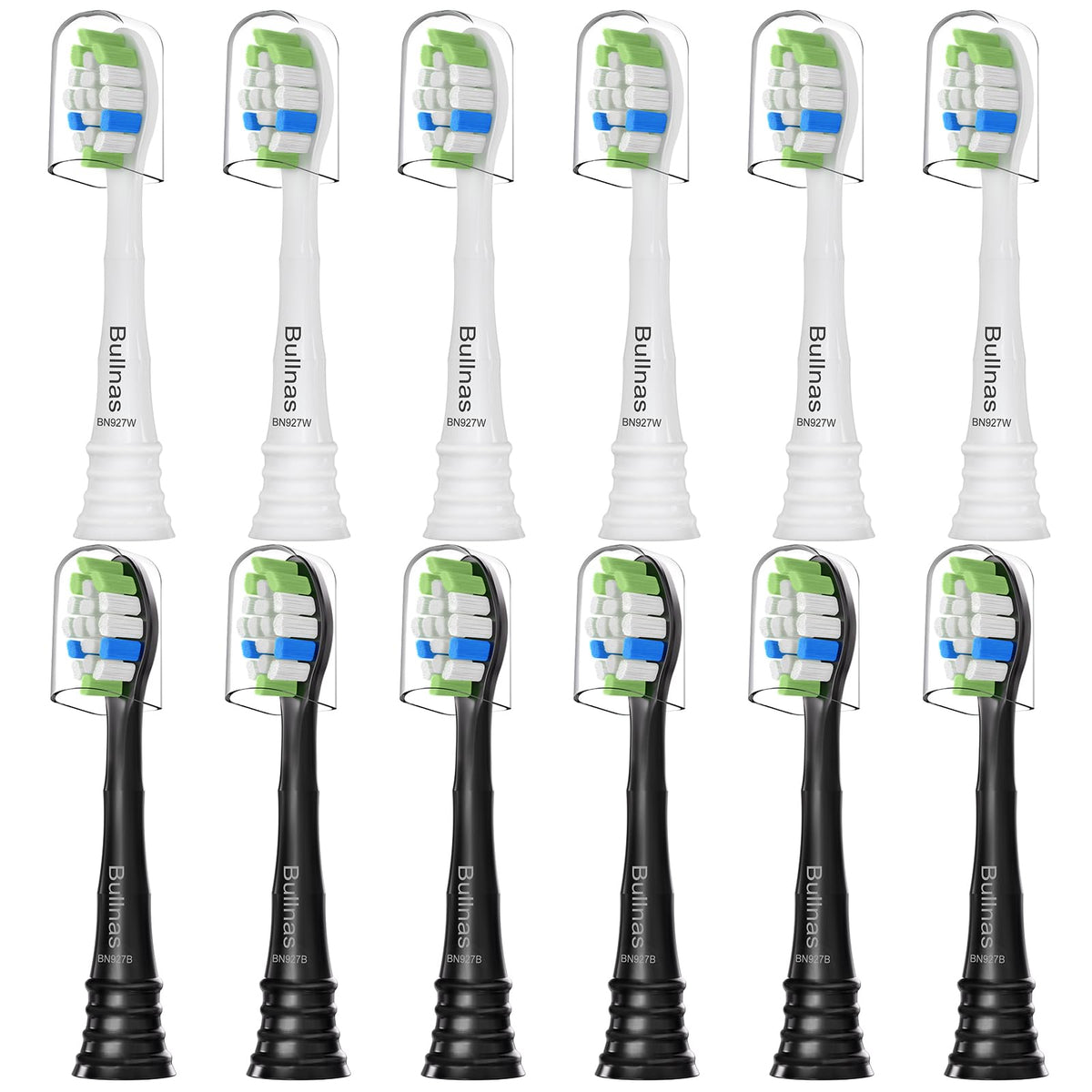 Bullnas replacement toothbrush head box front
