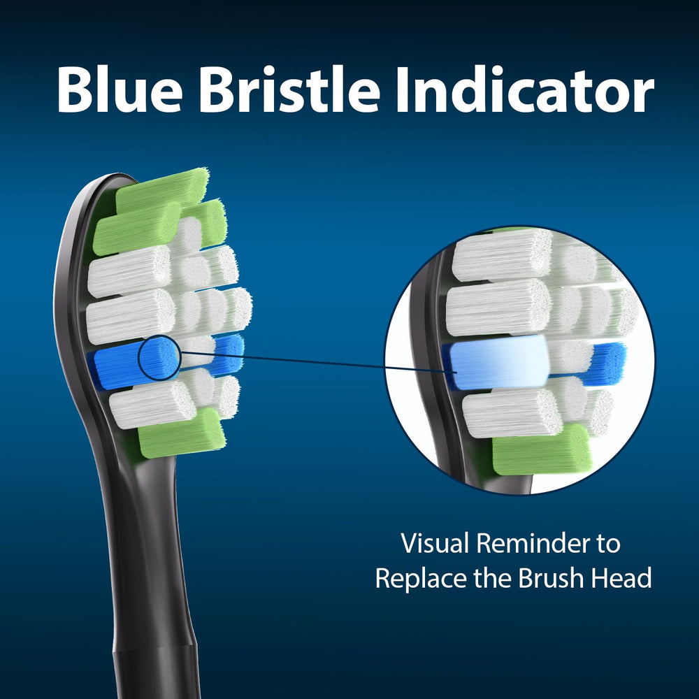 Bullnas W brush head compatible with Philips Sonicare snap-on handles
