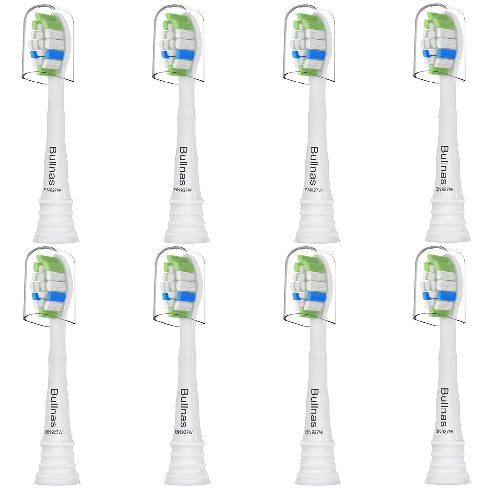 Bullnas W replacement head compatible with Philips Sonicare ProtectiveClean 4100, 5100, 5300, 6100