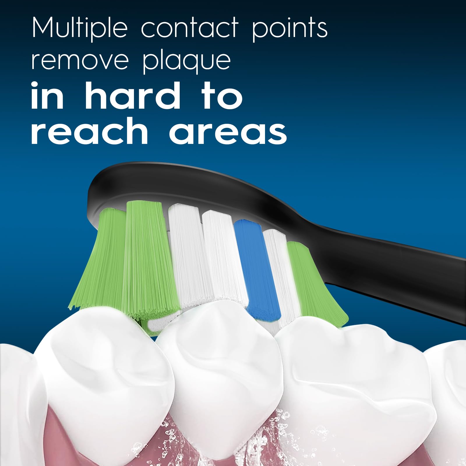 DuPont bristles of Bullnas W head showing soft and flexible texture