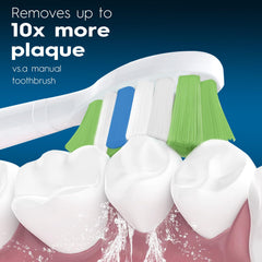 Blue indicator bristles showing replacement reminder