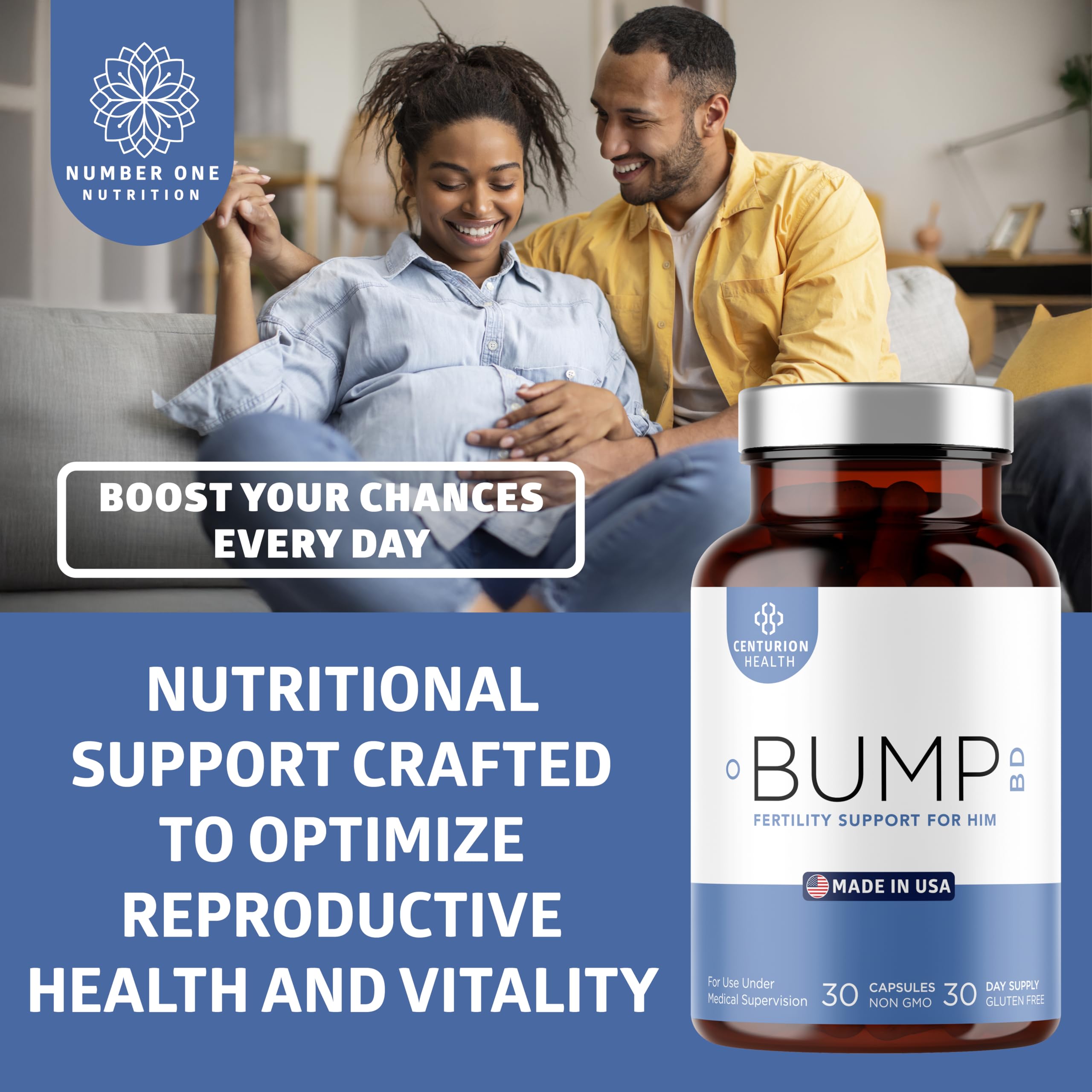 Omega-3 DHA + EPA illustration with Bump BD