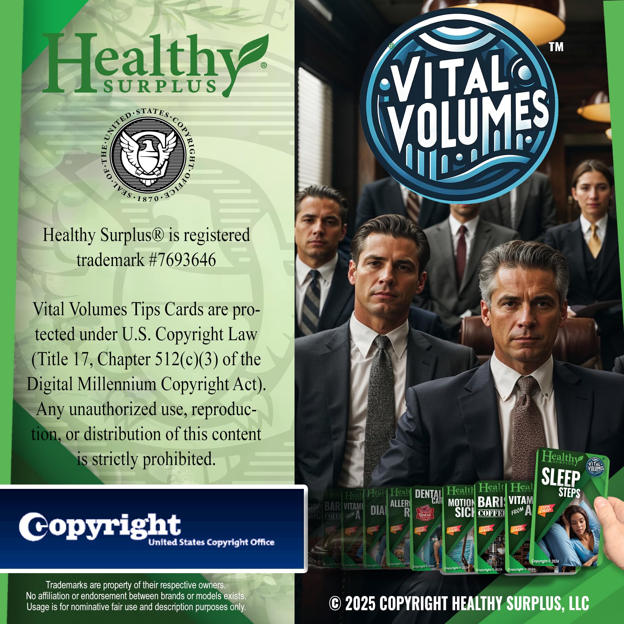 Complete Equate saline and Vital Volumes bundle set