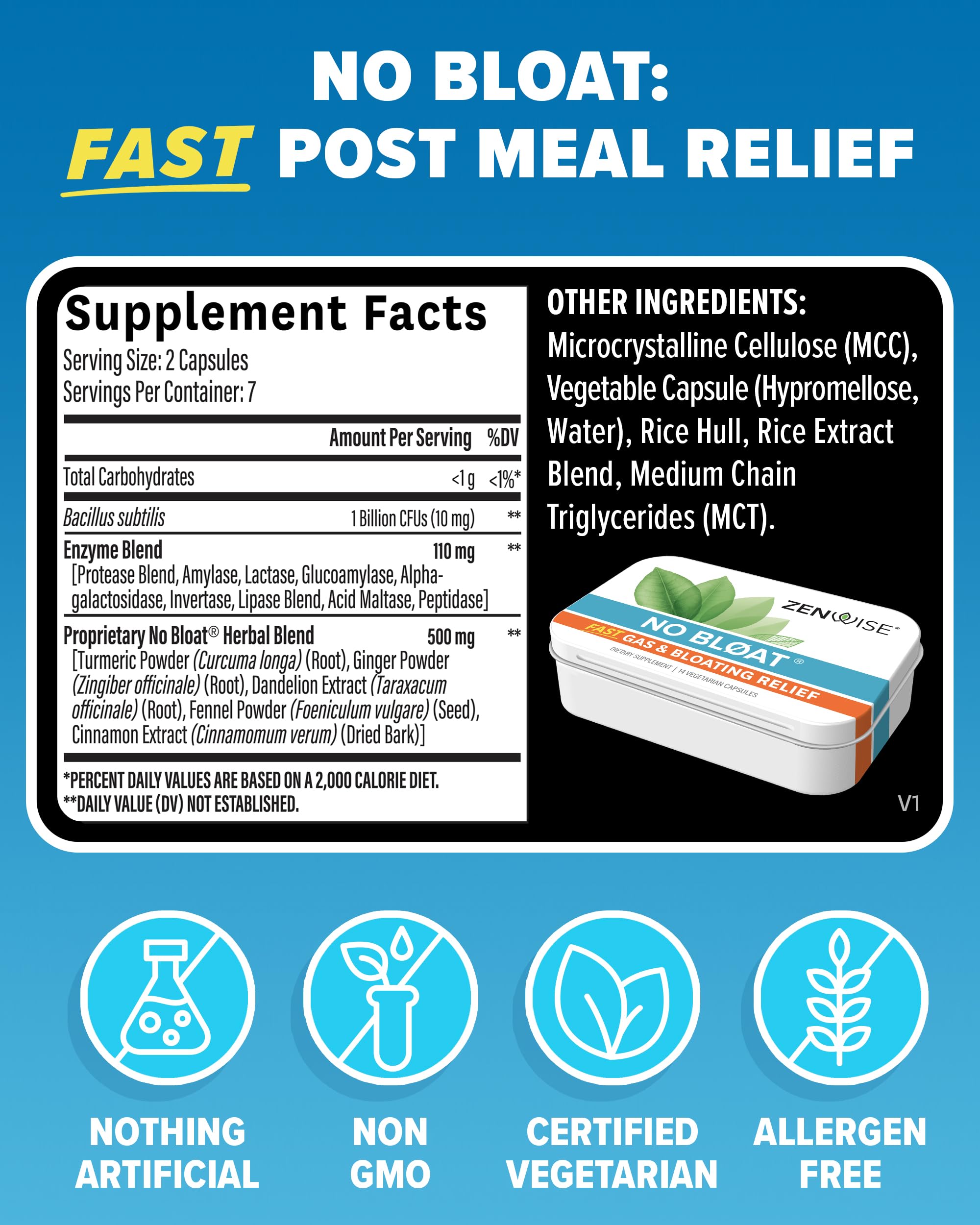 Close-up of bundle contents: wipes and capsules