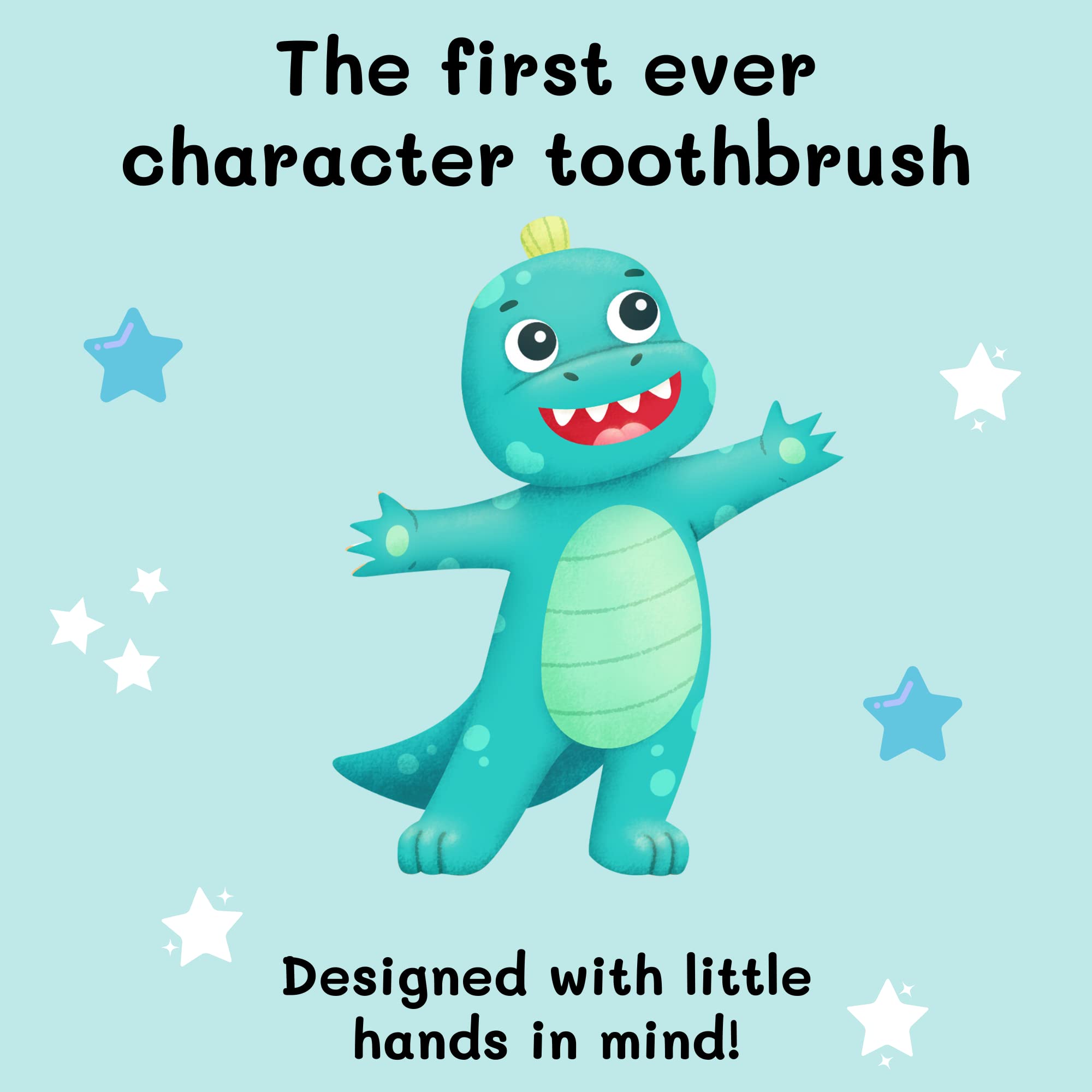 Brushy bundle in use by a child at a bathroom sink