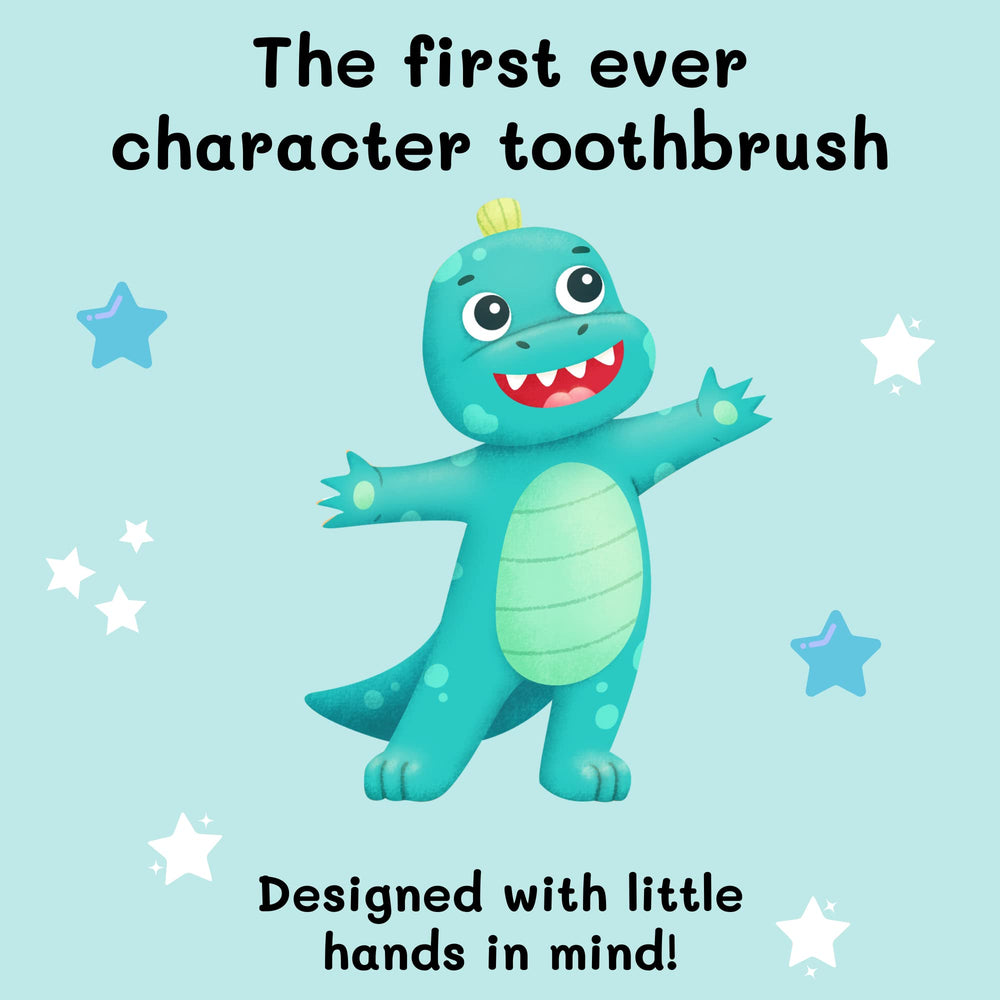 Brushy bundle in use by a child at a bathroom sink