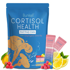 Bunkell cortisol powdered drink mix Raspberry Lemonade single-serve sachet