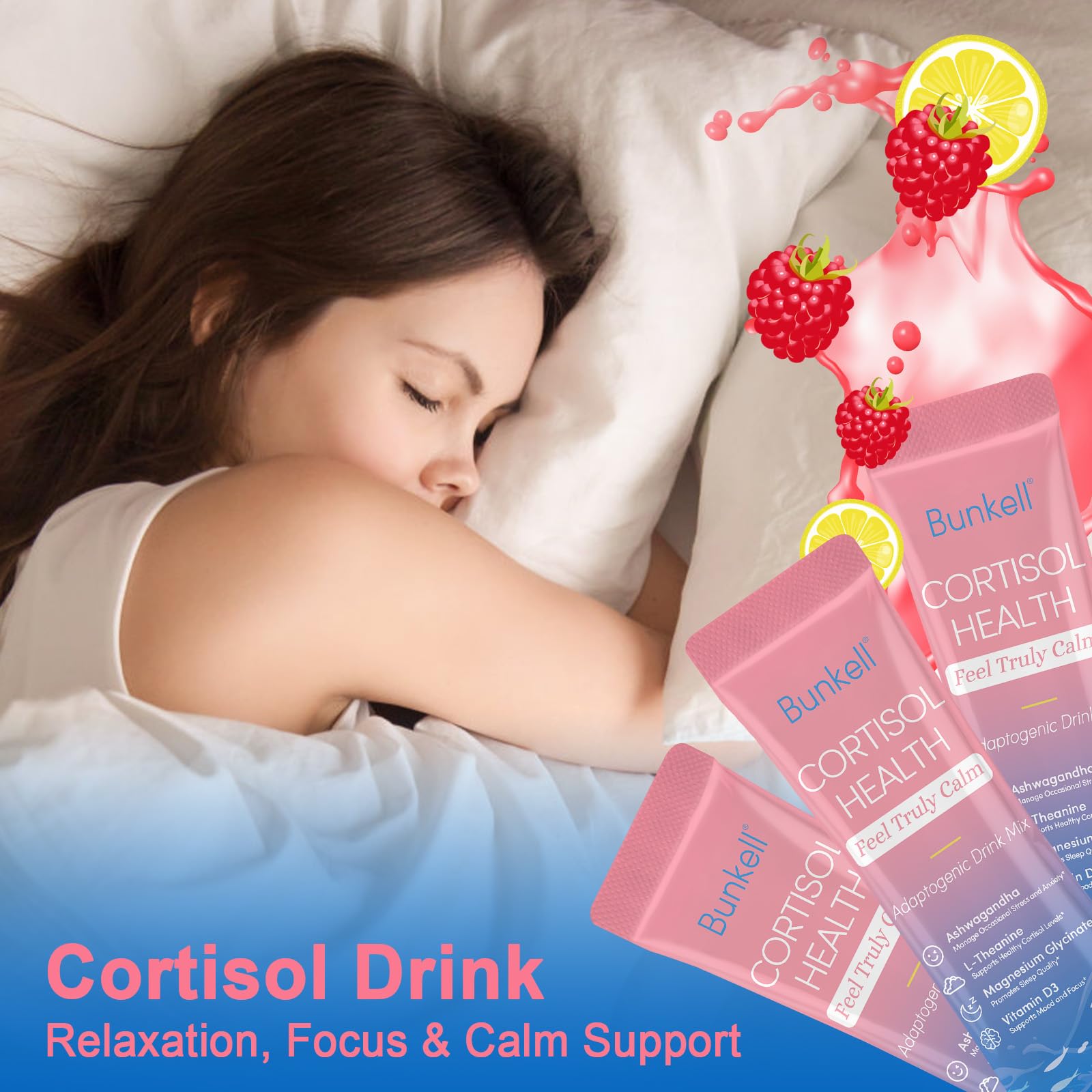 Nutritional label and 30-count bottle