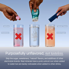 Graphic highlighting trace minerals and vitamins in Buoy drops