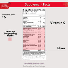 Close-up view of Buried Treasure ACF Extra Strength liquid immune support