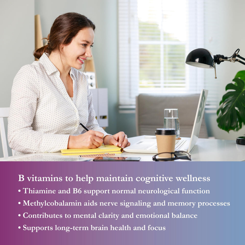 Sugar-free liquid B-complex bottle ready for use